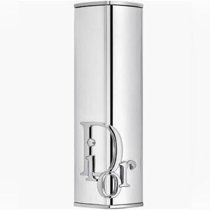 Dior Addict Lipstick Case in Metallic Silver NIB